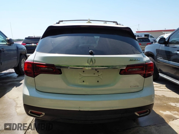 2014 Acura MDX with VIN 5FRYD4H23EB006953, listed as a IAAI auction lot 42037434 with 167,334 mi miles. Bid and sale history available at carsss.com. Image 17.