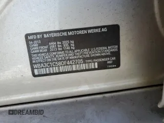 2013 BMW 3 Series 328i with VIN WBA3C1C58DF442705, listed as a Copart auction lot 48475745 with 141,237 mi miles and Salvage Title. Bid and sale history available at carsss.com. Image 13.