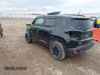 2017 Jeep Renegade Deserthawk with VIN ZACCJBCB4HPE77734, listed as a IAAI auction lot 41951678 with 105,872 mi miles and . Bid and sale history available at DreamBid. Image 3.