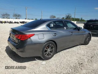 2017 Infiniti Q50 Premium z VIN JN1EV7AP4HM742288, wystawiony jako Copart lot #56983375 z przebiegiem 104 637 mil mil oraz Szkody całkowita. Historia ofert i sprzedaży dostępna na DreamBid. Obrazek 3.
