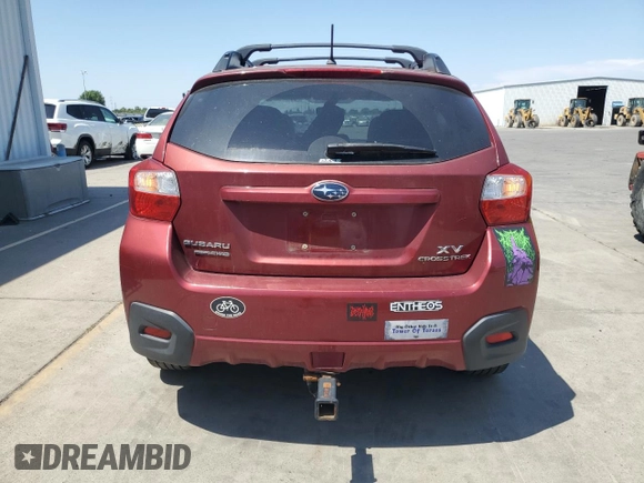 2013 Subaru Crosstrek Premium with VIN JF2GPAVC1D2853344, listed as a Copart auction lot 59951265 with 147,810 mi miles and Salvage title. Bid and sale history available at DreamBid. Image 6.