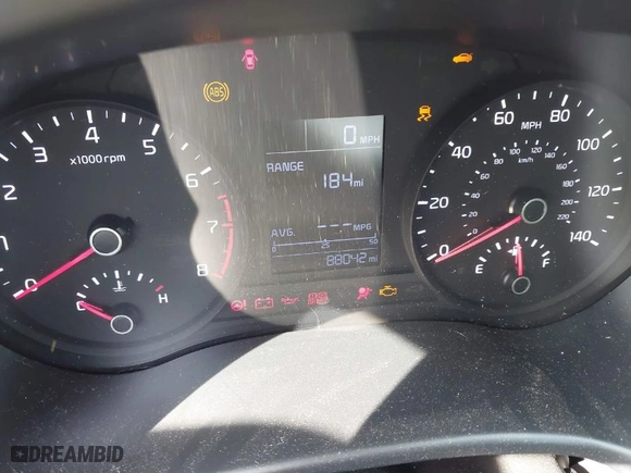 2019 Kia Rio S with VIN 3KPA24AB1KE210638, listed as a IAAI auction lot 41794159 with 88,042 mi miles. Bid and sale history available at carsss.com. Image 7.