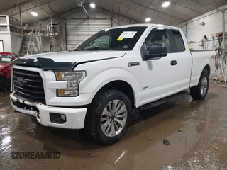 2017 Ford F-150 XL with VIN 1FTEX1EP4HFC84612, listed as a IAAI auction lot 41553736 with 145,235 mi miles. Bid and sale history available at carsss.com. Image 17.