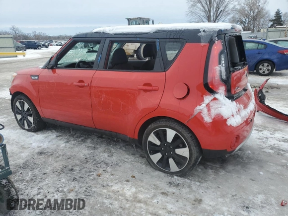 2017 Kia Soul + with VIN KNDJP3A59H7483700, listed as a Copart auction lot 87900925 with 74,717 mi miles and Salvage Title. Bid and sale history available at DreamBid. Image 2.