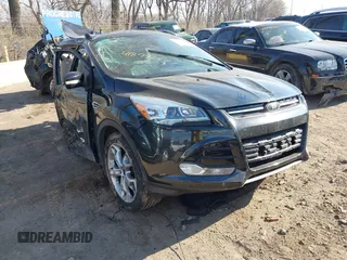2014 Ford Escape Titanium with VIN 1FMCU0JXXEUD23447, listed as a IAAI auction lot 41877253 with 1 mi miles. Bid and sale history available at carsss.com. Image 1.