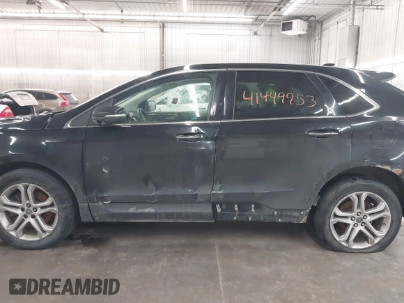 2016 Ford Edge Titanium with VIN 2FMPK4K81GBC52511, listed as a IAAI auction lot 41449953 with 370,101 mi miles. Bid and sale history available at carsss.com. Image 14.