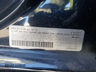 2010 Audi A4 2.0T Premium with VIN WAUBFAFL4AN070858, listed as a Copart auction lot 86452114 with 0 mi miles and Salvage Title. Bid and sale history available at carsss.com. Image 14.