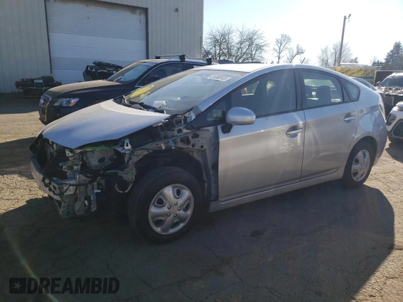 2012 Toyota Prius One with VIN JTDKN3DU8C5485018, listed as a Copart auction lot 42490045 with 56,279 mi miles and Salvage Title. Bid and sale history available at DreamBid. Image 1.