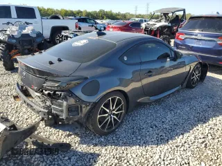 2023 Toyota GR86 with VIN JF1ZNBC13P8762569, listed as a Copart auction lot 73613134 with 16,634 mi miles and Salvage Title. Bid and sale history available at carsss.com. Image 3.