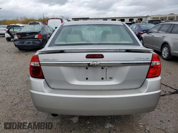2006 Chevrolet Malibu LTZ with VIN 1G1ZU53856F184487, listed as a Copart auction lot 78681674 with 188,537 mi miles and Salvage Title. Bid and sale history available at DreamBid. Image 6.