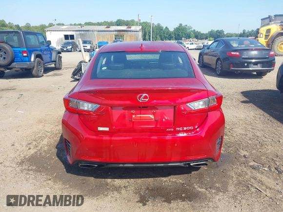2016 Lexus RC 300 F Sport with VIN JTHSM5BC1G5000408, listed as a IAAI auction lot 42499409 with 103,632 mi miles and . Bid and sale history available at DreamBid. Image 16.