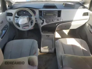 2013 Toyota Sienna L with VIN 5TDZK3DC7DS381775, listed as a Copart auction lot 57252145 with 221,160 mi miles and Salvage title. Bid and sale history available at DreamBid. Image 8.