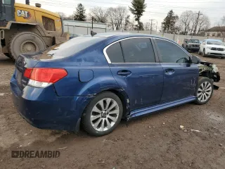 2011 Subaru Legacy Limited Power Moon with VIN 4S3BMBL62B3217009, listed as a Copart auction lot 46629705 with 89,273 mi miles and Salvage title. Bid and sale history available at DreamBid. Image 3.