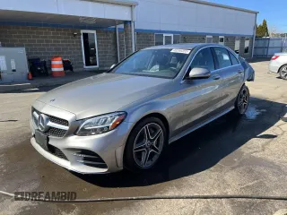 2020 Mercedes-Benz C 300 with VIN 55SWF8EB5LU325541, listed as a Copart auction lot 48358355 with 70,592 mi miles and Non Repairable. Bid and sale history available at DreamBid. Image 1.