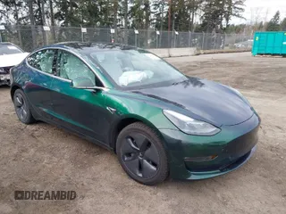 2020 Tesla Model 3 Long Range with VIN 5YJ3E1EB7LF668558, listed as a IAAI auction lot 41525686 with 1 mi miles. Bid and sale history available at carsss.com. Image 1.