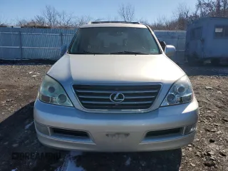 2005 Lexus GX with VIN JTJBT20X450081856, listed as a Copart auction lot 46337545 with 382,956 mi miles and Clean Title. Bid and sale history available at carsss.com. Image 5.