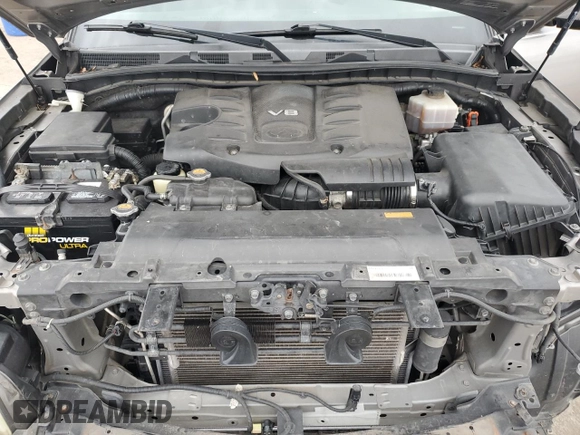 2012 Infiniti QX56 8-passenger with VIN JN8AZ2ND4C9715207, listed as a Copart auction lot 43283955 with 191,935 mi miles and Salvage title. Bid and sale history available at DreamBid. Image 12.