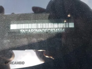 2015 Nissan Pathfinder SV z VIN 5N1AR2MN3FC634594, wystawiony jako IAAI lot #42513017 z przebiegiem 110 098 mil mil oraz . Historia ofert i sprzedaży dostępna na DreamBid. Obrazek 9.