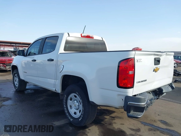 2018 Chevrolet Colorado 2WD Work Truck with VIN 1GCGSBEA8J1109856, listed as a IAAI auction lot 41271341 with 90,950 mi miles and . Bid and sale history available at DreamBid. Image 3.