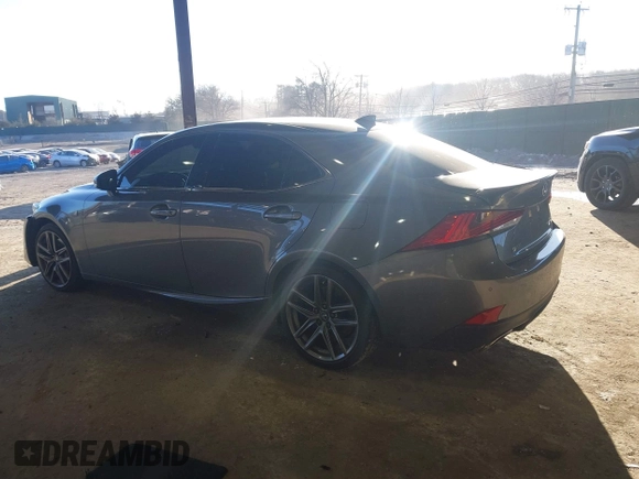 2020 Lexus IS 300 F Sport with VIN JTHGA1D29L5103114, listed as a IAAI auction lot 41603814 with 24,625 mi miles and . Bid and sale history available at DreamBid. Image 3.