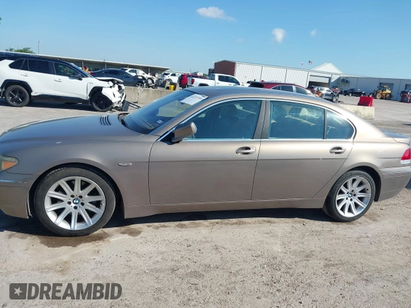 2003 BMW 7 Series 745Li with VIN WBAGN63493DR14954, listed as a IAAI auction lot 42219740 with 98,342 mi miles and . Bid and sale history available at carsss.com. Image 14.