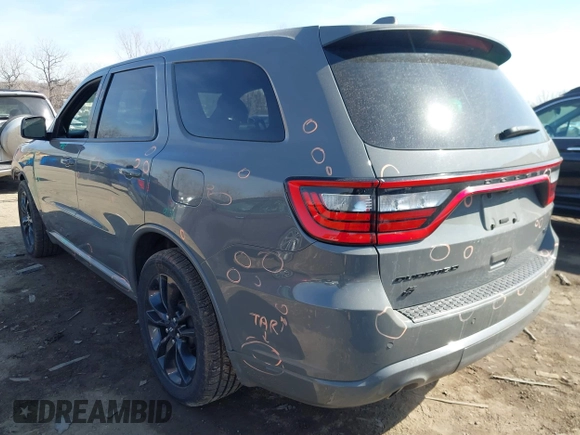 2022 Dodge Durango R/T with VIN 1C4SDJCT8NC221683, listed as a IAAI auction lot 41784175 with 62,288 mi miles and . Bid and sale history available at DreamBid. Image 3.