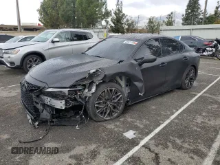 2023 Lexus IS with VIN JTHAP1D21P5003907, listed as a Copart auction lot 42641105 with 21,907 mi miles and Salvage Title. Bid and sale history available at carsss.com. Image 1.