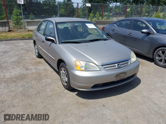 2001 Honda Civic LX z VIN 2HGES16531H592825, wystawiony jako IAAI lot #42487771 z przebiegiem 133 011 mil mil oraz . Historia ofert i sprzedaży dostępna na DreamBid. Obrazek 1.