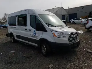 2019 Ford Transit Passenger XL with VIN 1FBAX2CG2KKA94222, listed as a Copart auction lot 45321075 with Not Provided miles and Salvage Title. Bid and sale history available at carsss.com. Image 15.