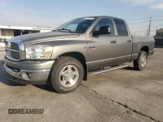 2008 Dodge Ram 2500 SLT with VIN 3D7KR28AX8G105617, listed as a Copart auction lot 82131614 with 160,487 mi miles and Salvage Title. Bid and sale history available at carsss.com. Image 1.