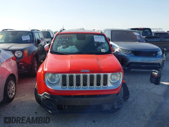 2016 Jeep Renegade Limited с VIN ZACCJADT6GPC94058, выставлен на аукционе IAAI как лот 42203571 с пробегом 101 165 миль миль и . История ставок и продаж доступна на DreamBid. Изображение 11.