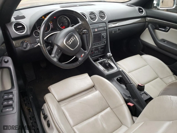 2007 Audi S4 with VIN WUARL48H87K901344, listed as a Copart auction lot 74111714 with 122,087 mi miles and Clean Title. Bid and sale history available at carsss.com. Image 8.