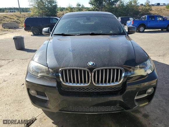 2014 BMW X6 50i with VIN 5UXFG8C54EL593085, listed as a Copart auction lot 75775084 with 0 mi miles and Salvage Title. Bid and sale history available at carsss.com. Image 5.