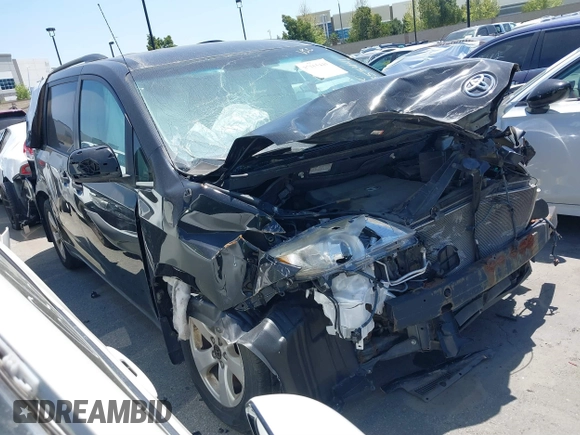 2014 Toyota Sienna L with VIN 5TDZK3DC2ES449563, listed as a IAAI auction lot 37355441 with 246,582 mi miles and . Bid and sale history available at DreamBid. Image 1.