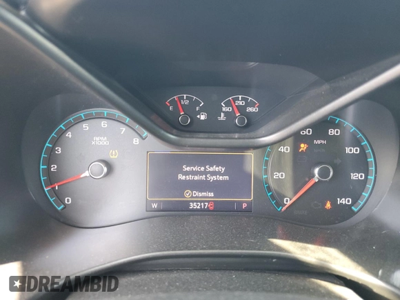 2022 Chevrolet Colorado 2WD Z71 with VIN 1GCGSDEN8N1151450, listed as a Copart auction lot 52216905 with 35,217 mi miles and Salvage title. Bid and sale history available at DreamBid. Image 9.