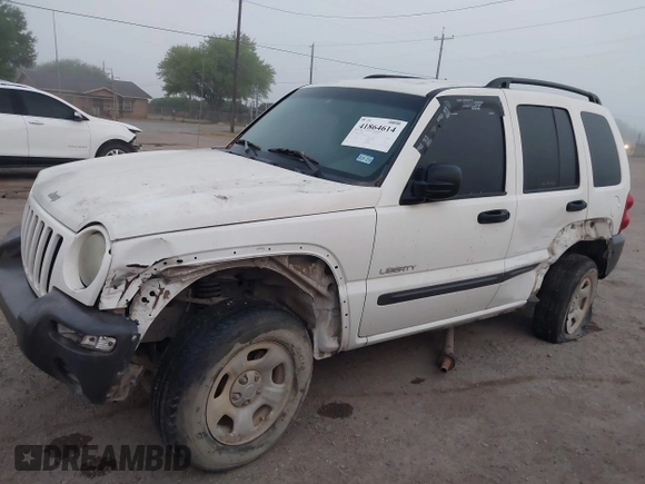 2004 Jeep Liberty Sport with VIN 1J4GK48K54W201010, listed as a IAAI auction lot 41864614 with 214,725 mi miles and . Bid and sale history available at DreamBid. Image 6.