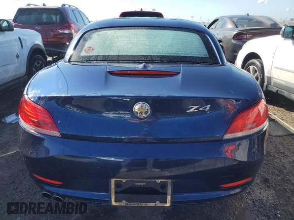 2014 BMW Z4 sDrive28i with VIN WBALL5C59EJ105921, listed as a Copart auction lot 77680854 with 0 mi miles and Non Repairable. Bid and sale history available at carsss.com. Image 6.