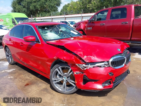 2021 BMW 3 Series 330i z VIN 3MW5R1J08M8B56246, wystawiony jako IAAI lot #42355325 z przebiegiem 48 699 mil mil oraz . Historia ofert i sprzedaży dostępna na DreamBid. Obrazek 1.