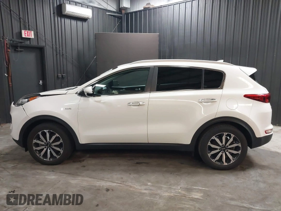 2019 Kia Sportage EX with VIN KNDPNCACXK7571757, listed as a IAAI auction lot 41919955 with 80,895 mi miles. Bid and sale history available at carsss.com. Image 14.