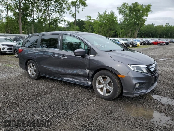 2018 Honda Odyssey EX z VIN 5FNRL6H56JB108661, wystawiony jako Copart lot #62807955 z przebiegiem 96 164 mil mil oraz Szkoda całkowita • Salvage title. Historia ofert i sprzedaży dostępna na DreamBid. Obrazek 4.
