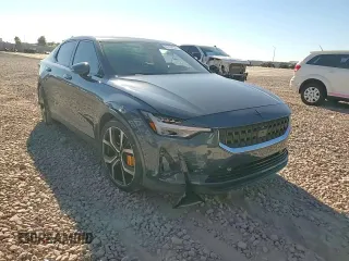 2022 Polestar 2 with VIN LPSED3KA6NL055049, listed as a Copart auction lot 87434224 with 24,421 mi miles and Salvage Title. Bid and sale history available at carsss.com. Image 10.