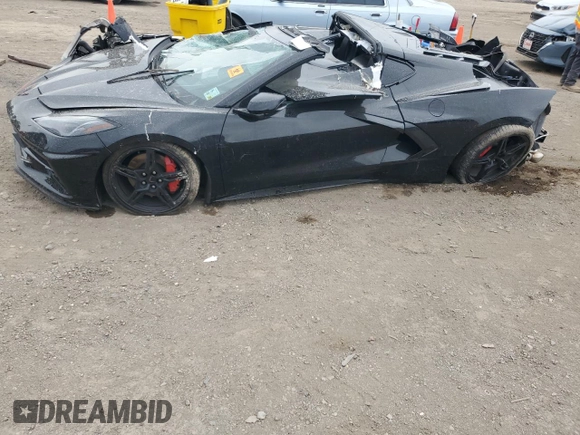 2020 Chevrolet Corvette 2LT with VIN 1G1Y72D47L5117971, listed as a Copart auction lot 44505725 with 0 mi miles and Salvage Title. Bid and sale history available at carsss.com. Image 1.