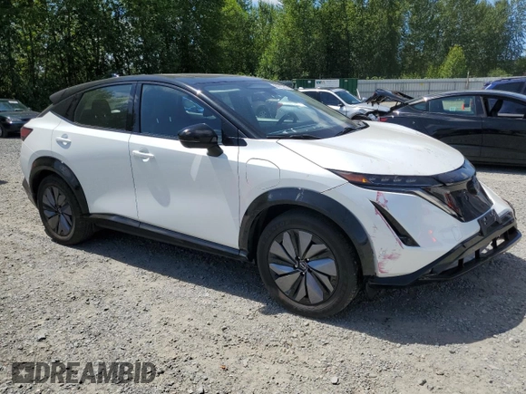 2023 Nissan ARIYA Platinum+ with VIN JN1DF0CD9PM708039, listed as a Copart auction lot 64815065 with 20,236 mi miles and Salvage title. Bid and sale history available at DreamBid. Image 4.