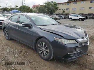 2015 Acura TLX Tech with VIN 19UUB1F5XFA012407, listed as a Copart auction lot 37215744 with 35,423 mi miles. Bid and sale history available at carsss.com. Image 4.