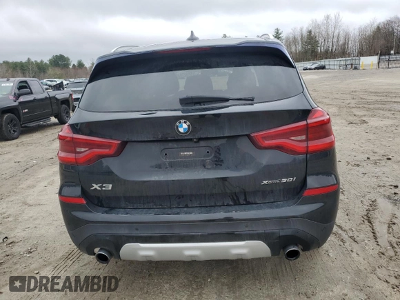 2018 BMW X3 xDrive30i with VIN 5UXTR9C50JLD72700, listed as a Copart auction lot 51927025 with 100,638 mi miles and Salvage Title. Bid and sale history available at DreamBid. Image 6.