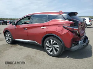 2019 Nissan Murano SL with VIN 5N1AZ2MS6KN163397, listed as a Copart auction lot 53791905 with 128,987 mi miles and Salvage Title. Bid and sale history available at carsss.com. Image 2.