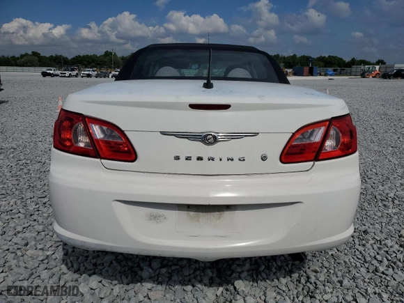 2008 Chrysler Sebring LX with VIN 1C3LC45K78N278208, listed as a Copart auction lot 52154595 with 174,459 mi miles and Salvage Title. Bid and sale history available at carsss.com. Image 6.