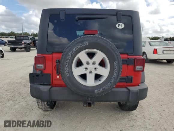 2018 Jeep Wrangler JK Unlimited Sport S with VIN 1C4BJWDG2JL897547, listed as a Copart auction lot 85795624 with 52,650 mi miles and Non Repairable. Bid and sale history available at carsss.com. Image 6.