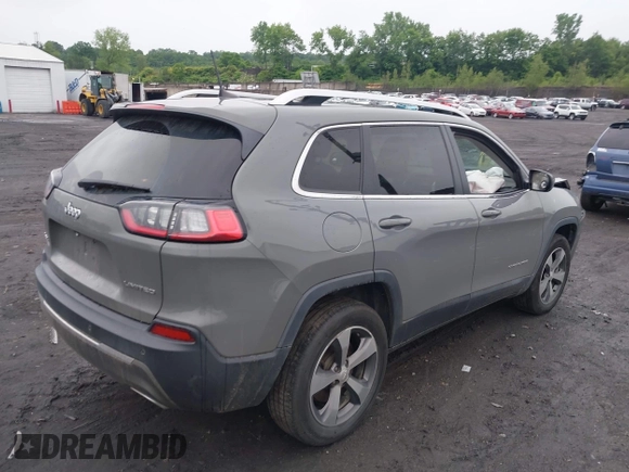 2020 Jeep Cherokee Limited with VIN 1C4PJMDX7LD505976, listed as a IAAI auction lot 42515544 with 68,531 mi miles and . Bid and sale history available at DreamBid. Image 4.