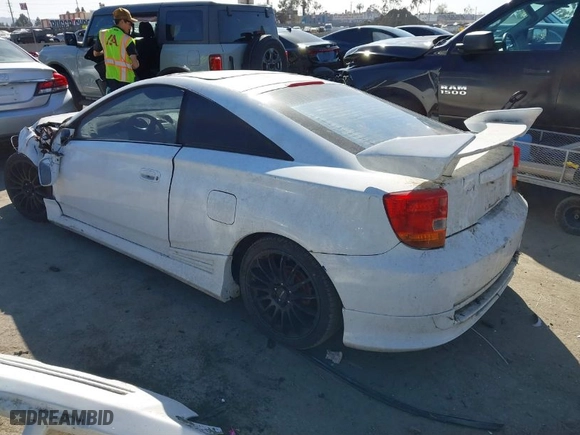2000 Toyota Celica GT with VIN JTDDR32T4Y0041369, listed as a IAAI auction lot 41722300 with 1 mi miles. Bid and sale history available at carsss.com. Image 3.